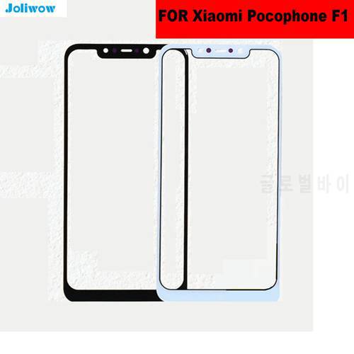 For Xiaomi pocophone f1 Touch Screen Front Glass Touchpad Replacement Outer Panel Lens Cover Repair Part