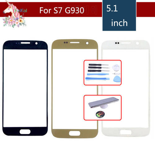 For Samsung Galaxy S7 G930 G930F G930A SM-G930L Front Outer Glass Lens Touch Screen Panel Replacement