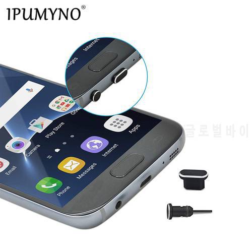 IPUMYNO 10 sets Aluminum Dust Plug Micro USB Port + Earphone Jack Plugs Sim Card Needle for Android Sumsang HUAWEI Smartphone