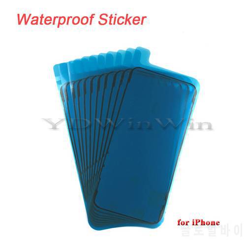 100pcs Screen Waterproof Sticker For iPhone 11 12 13 Pro Max Mini 7 8 Plus X XR XS max LCD Tape Adhesive Glue Repair Parts