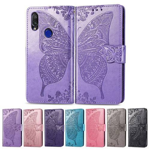 Xiaomi Redmi 7 Case Flip Wallet PU Leather Case On For Xiaomi Redmi 7 Cover Butterfly Mmbossing Phone Cases For Redmi 7 Coque