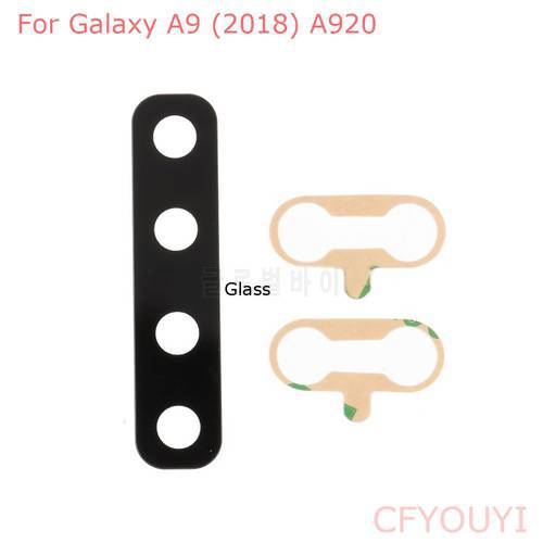For Samsung Galaxy A9 2018 A920 Back Rear Camera Glass Lens Cover With 3M Adhesive Sticker Replacement Part