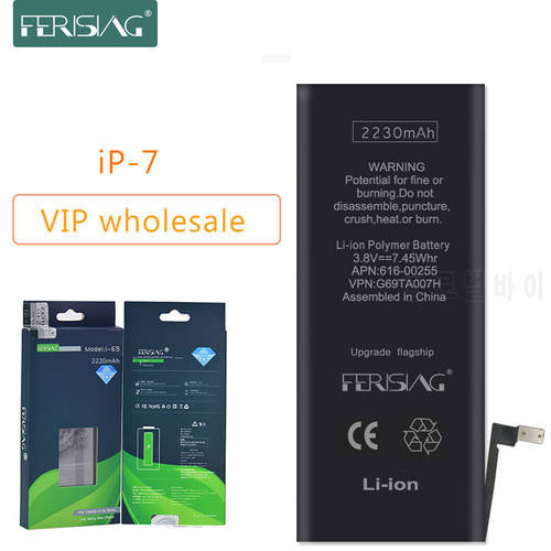 Wholesale (Made in 2020) FERISING New OEM Phone Battery For iPhone 7 Original 0 Cycle bateria iPhone7 i7 Replacement Batteries