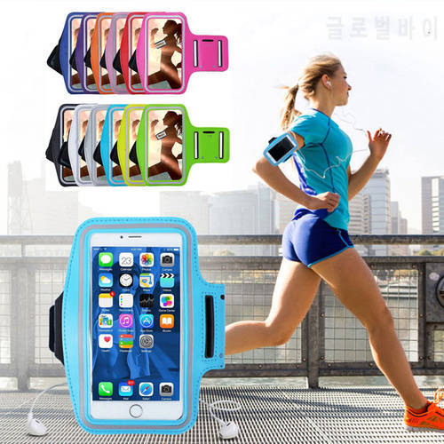 Outdoor Sports Universal Armband Case for iphone Redmi Note 7 Gym Running pouch Phone Bag Arm Band Case P30 Honor 10i on hand