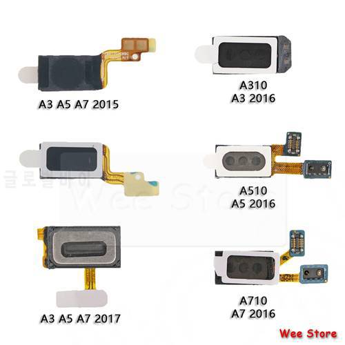Original For Samsung Galaxy A3 A5 A7 2015 2016 2017 2018 A530 A730 Phone Sound Earphone Speaker Earpiece Flex Cable