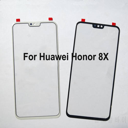 For Huawei Honor 8X Touch Screen Glass Digitizer Panel Front Glass Sensor For Honor 8X 8 X Honor8X Without Flex