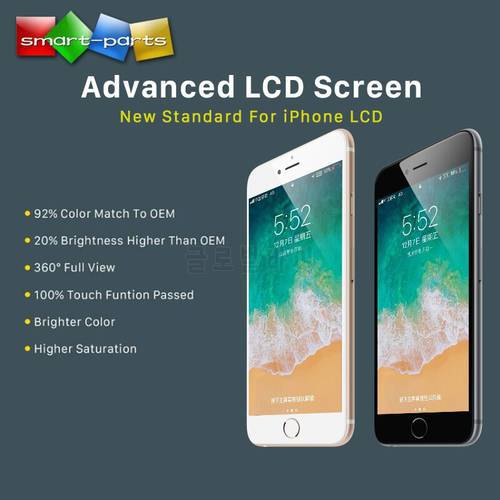 New Arrival Extra Bright Advanced LCD For iphone 6s 7 8 plus LCD Display Touch Screen Digitizer Assembly with Full View Angle