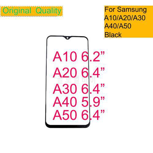 10Pcs/lot For Samsung Galaxy A10 A20 A30 A40 A50 Touch Screen Front Glass Panel TouchScreen LCD Outer Display Lens A30 A50 A40
