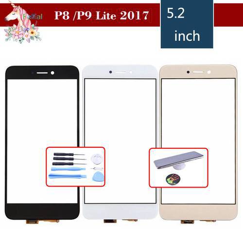 touch screen For Huawei P9 Lite 2017 Nova Lite GR3 P8 Lite 2017 TouchScreen Sensor Digitizer Glass Lens Front Panel