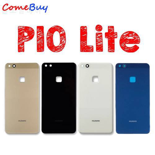 for Huawei P10 Lite Battery Cover Back Glass Panel Nova Lite Rear Housing Door Case Replace For Huawei P10 Lite Battery Cover