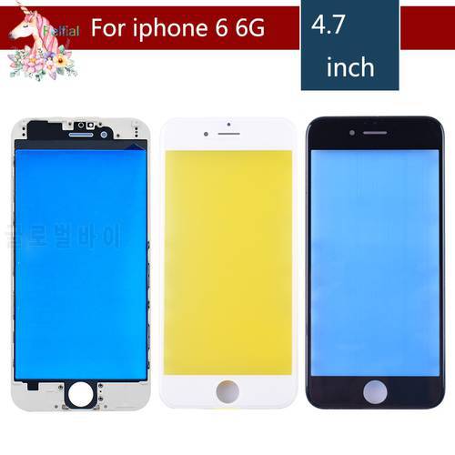 For iPhone 6 6G / 7 7G / 7 plus / 8 8G / 8 plus Touch Screen Digitizer Lens Front glass LCD panel with frame bezel Replacement