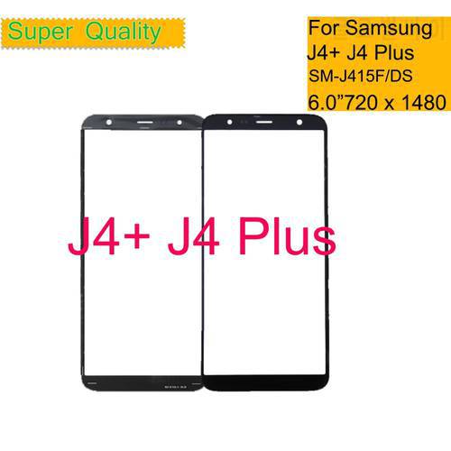 10Pcs/lot TouchScreen 6.0 For Samsung Galaxy J4 Plus J4+ J415 SM-J415F/DS Touch Screen Front Outer Glass Lens J415F/DS 2018