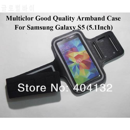 sherrytree 100PCS By DHL Multicolor Good Quality Gym Sports Armband Bag For Samsung Galaxy S5 Arm Band Pouch