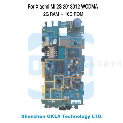 1pcs For Xiaomi 2S Mi2S Mi 2S 2SW 2013012 WCDMA 16GB Mainboard Motherboard Logic Board Replacement