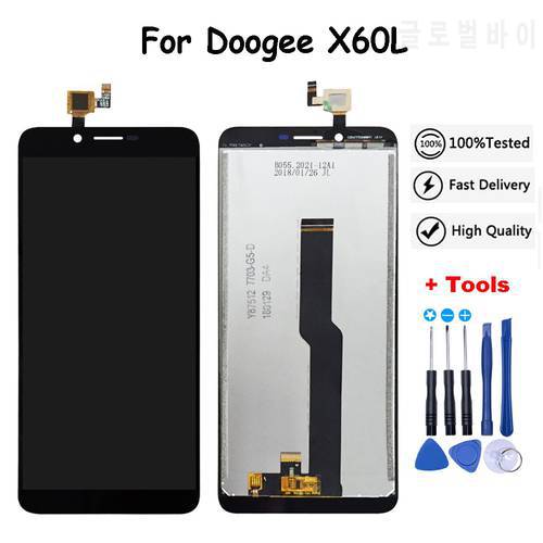 5.5 inch For Doogee X60L LCD Display+Touch Screen Assembly Repair Part Phone Accessories For Doogee X60L Cellphone Part