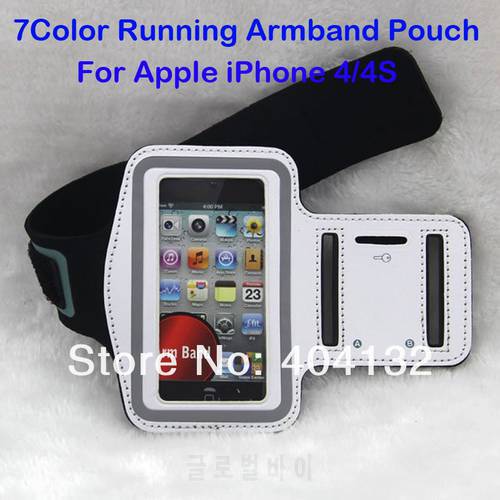 100PCS Brand New Gym Sports Armband Case Bag For Apple iPhone 4G 4S Arm Band Running Pouch sherrytree