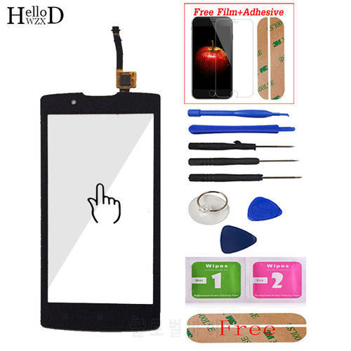 New For Lenovo A2010 A 2010 Touch Screen Glass Digitizer Panel Front Glass Lens Sensor Tools Adhesive + Screen Protector Gift