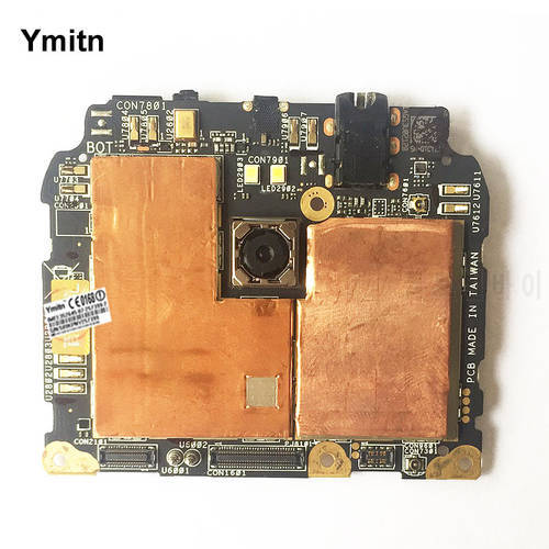 Unlocked Ymitn Mobile Housing Electronic Panel Mainboard Motherboard Circuits Flex Cable For ASUS ZenFone 2 ZE551ML Z00AD 4GB
