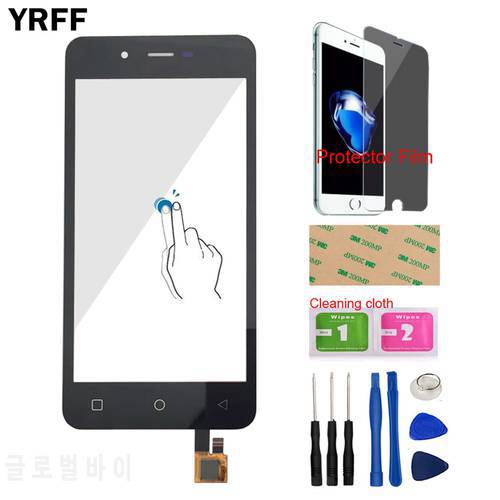 4.7&39&39 Touch For Micromax Canvas Spark Q380 Front Touch Screen Digitizer Panel Glass Lens Sensor Tools + Protector Film Adhesive