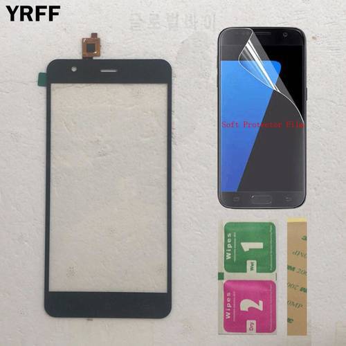 Mobile Touch Screen For Jiayu S3 Touch Screen Front Glass Digitizer Panel Sensor S3 5.5&39&39 Part + Protector Film Adhesive