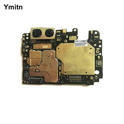 Ymitn Unlocked For Xiaomi 6 Mi 6 Mi6 M6 Electronic Panel Board Mainboard Motherboard Global ROM With Chips Circuits Flex Cable