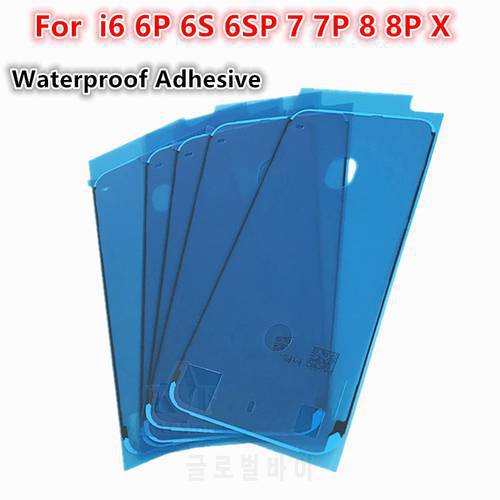 100Pcs 3M Waterproof Sticker For iPhone 6 6S 6SP 7 8 Plus Front Housing LCD Touch Screen Display Frame Bezel Tape Glue Adhesive