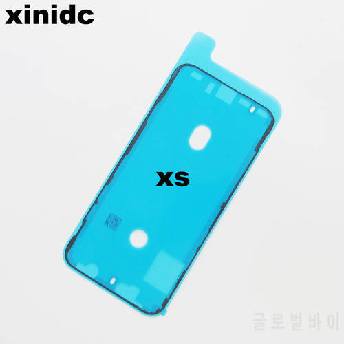 Xinidc 100pcs Waterproof Sticker For iPhone XS XR XS MAX LCD Display Frame Bezel Seal Tape Glue Adhesive stick Replacement