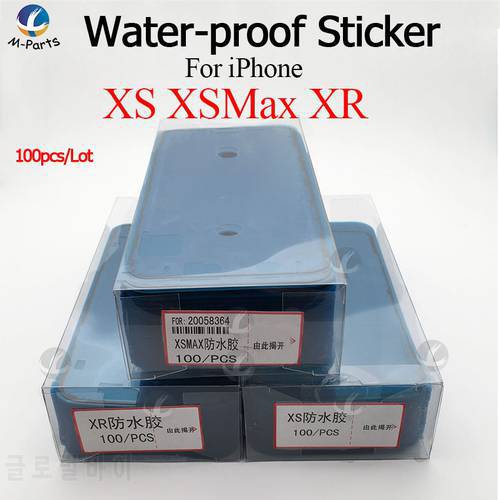 50p~100Pcs 3M Waterproof Sticker For iPhone XS MAX XSM XR LCD Display Frame Bezel Seal Tape Glue Original Adhesive Repair