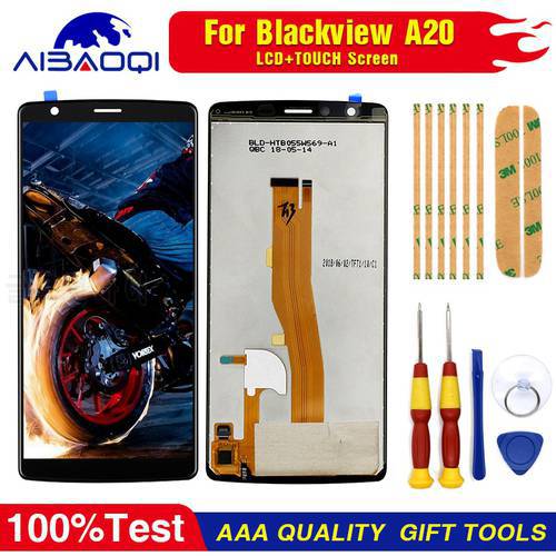 New Original LCD Display + Touch Screen For Blackview A20 A20 Pro Digitizer Assembly Replacement Parts +Tools+3M Adhesive