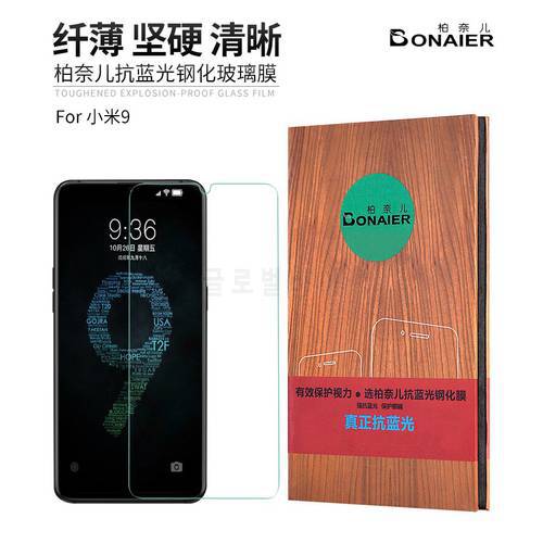 New Bonaier Glass for Xiaomi Mi9 oleophobic coating Full Glue Tempered Glass Screen Protector for Mi 9 SE for Mi9 Lite Gift