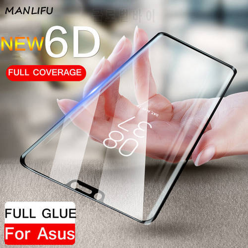 6D Full Glue Tempered Glass Screen Protector Full Film for Asus Zenfone 6 ZS630KL 5Z ZS620KL Max Pro M2 ZB631KL (M1) ZB601KL