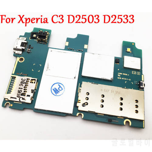 Tested Full Work Original Unlock Motherboard For Sony Xperia C3 D2502 D2503 D2533 Logic Circuit Electronic Panel