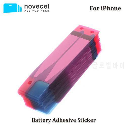 NOVECEL 100pcs Original Battery Adhesive Sticker For iPhone 11 12 13 14 Pro X Xs Max 7 8 plus 6 6s Battery Glue Tape Strip Tab