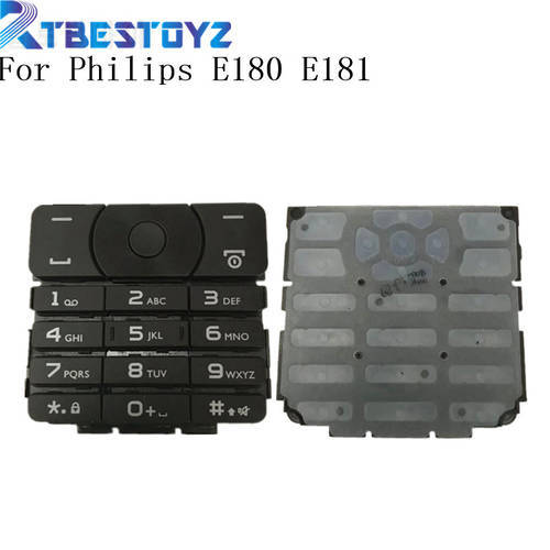 Original Keypads For Philips E180 E181 Cellphone key Button For Xenium E180 E181Mobile Phone Keypad