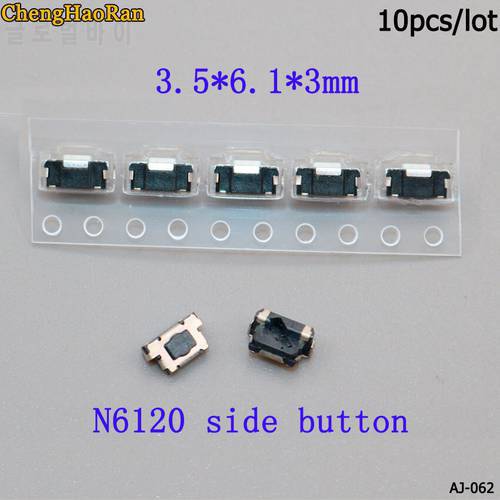 ChengHaoRan 3.5*6.1*3mm SMD button toggle switch For N6120 side button small switch slide switch set of 10