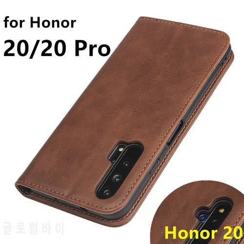 Leather case for Huawei Honor 20 Flip case card holder Holster Magnetic attraction Cover Case for Huawei Honor 20 Pro Honor20
