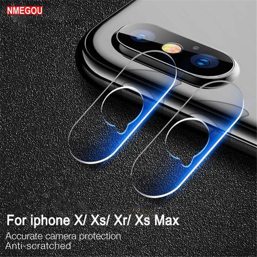 Back Camera Lens Glass Protector for IPhone X XR XS Max 6 S 6s 7 8 Plus Mobile Phone Lens Full Cover Protector for Apple Obiekty