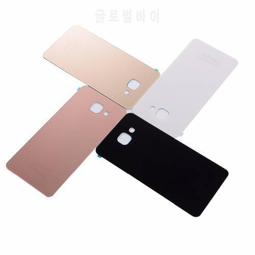 Original Battery Door Cover For Samsung A5 A510 A510F 2016 Housing Back glass cover with Adhesive(A510 All versions)