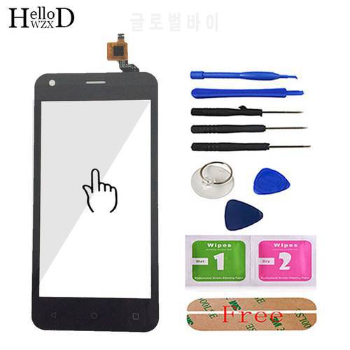 4.5&39&39 Phone Touch Panel Touchscreen For Fly FS454 nimbus 8 FS 454 Touch Screen Digitizer Glass Sensor Parts Tools Adhesive