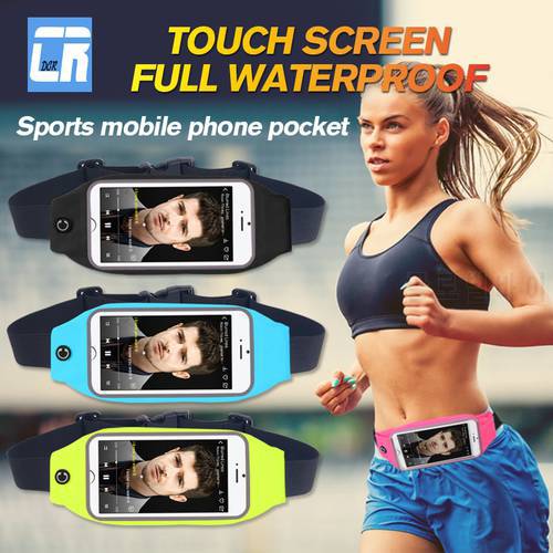 Running Waist Belt Mobile Phone Holder Gym Marathon Waterproof Hiking Pouch Belly Bag Women Men Fitness Bag Sport Accessories