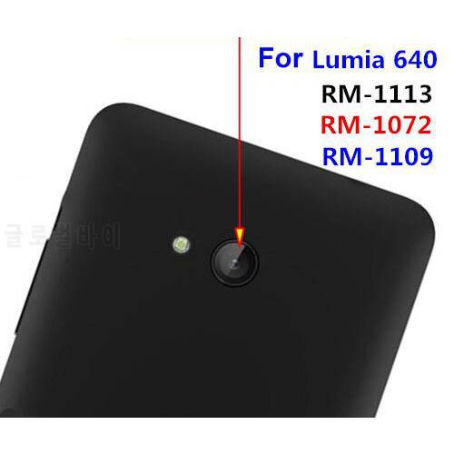 New Ymitn Housing Back Camera glass Lens Cover with adhesive replacement For Nokia lumia 640 ,Free Shipping