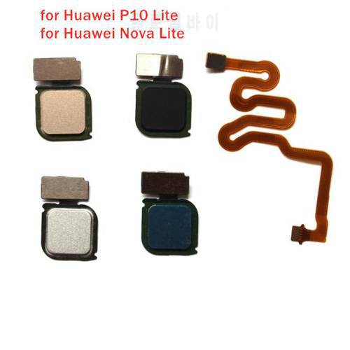 for Huawei P10 Lite Fingerprint Sensor Scanner Connector Home Button Key Touch ID Flex Cable Repair Replace Parts Test QC
