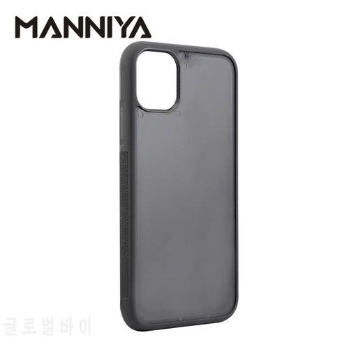 MANNIYA for iphone 11/11 pro/11 pro max empty groove rubber TPU+PC phone Case Free Shipping 100pcs/lot