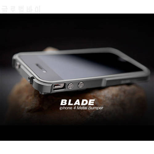 TX Blade case For iPhone4 capa fundas Aluminum Bumper frame For iPhone 4 4G 4S metal Bumper + screwdriver + 2 Film +1 Box