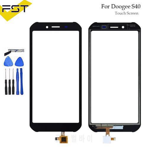 5.5&39&39Touch Glass Panel For Doogee S40 Touch Screen Digitizer Sensor Front Outer Glass Lens Sensor for doogee s40 lite s40pro