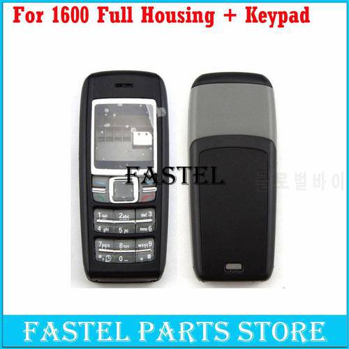 For Nokia 1600 High Quality New Full Complete Mobile Phone Housing Cover Case + Keypad Free shipping