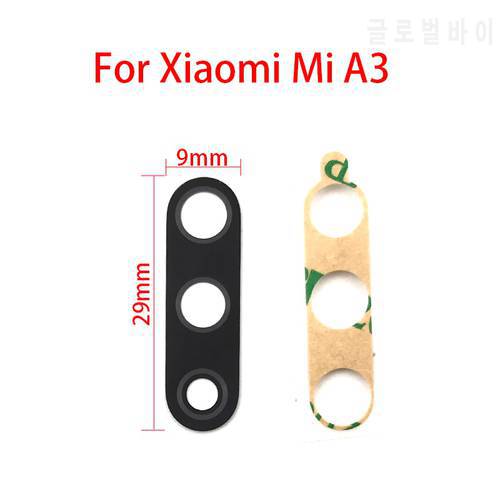 2Pcs/Lot,Rear Back Camera Glass Lens Cover For Xiaomi Mi A3 With Sticker Adhesive For Xiaomi Mi A1 A2 Lite Replacement Parts