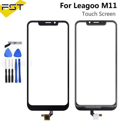 6.18&39&39Black Tested Well Touch Screen Digitizer For Leagoo M11 Touch Panel Front Glass Lens Sensor Touchscreen For Leagoo M11