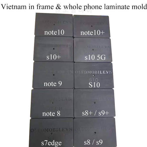 No Wave inframe mold Note 10 plus s10 5G s8 s9 s10+ Note 8 9 10+ whole phone lcd ymj machine laminating N970 N975 N960 G977 G975