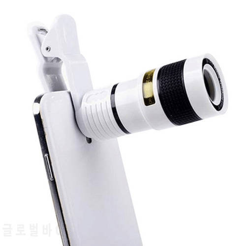 12X Zooms Mobile Phone Camera Lens Telephoto Lens External Telescope with Universal Clip DQ-Drop